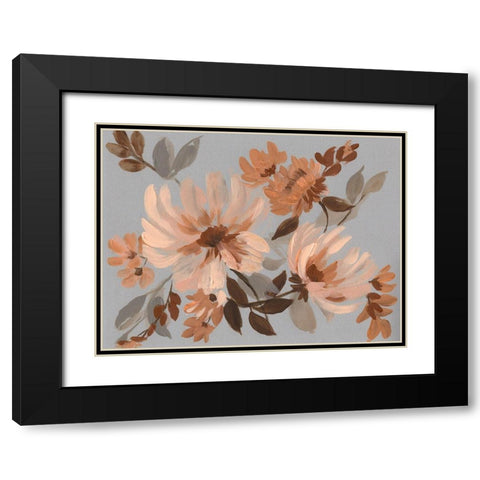 Autumns Bouquet II Black Modern Wood Framed Art Print with Double Matting by Goldberger, Jennifer