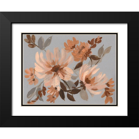 Autumns Bouquet II Black Modern Wood Framed Art Print with Double Matting by Goldberger, Jennifer