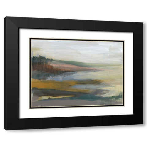 Northwest Cove I Black Modern Wood Framed Art Print with Double Matting by Goldberger, Jennifer