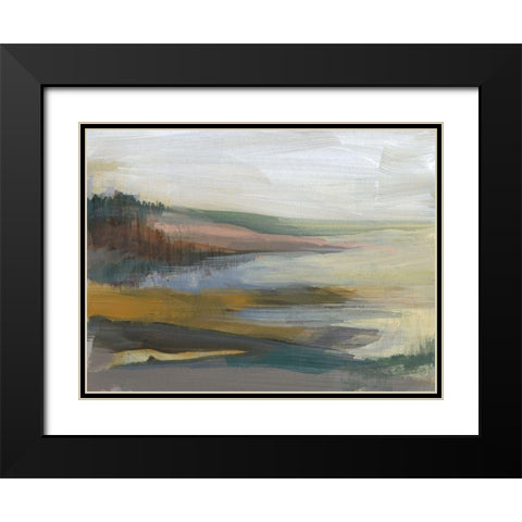 Northwest Cove I Black Modern Wood Framed Art Print with Double Matting by Goldberger, Jennifer