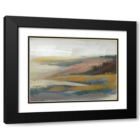 Northwest Cove II Black Modern Wood Framed Art Print with Double Matting by Goldberger, Jennifer