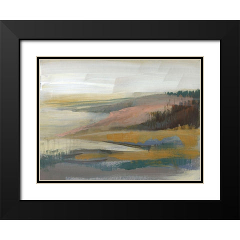 Northwest Cove II Black Modern Wood Framed Art Print with Double Matting by Goldberger, Jennifer