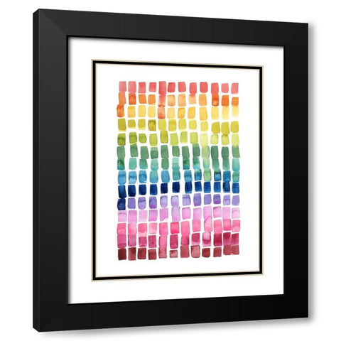 Under the Rainbow II Black Modern Wood Framed Art Print with Double Matting by Popp, Grace