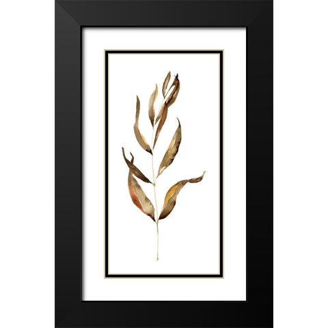 Autumn Stem I Black Modern Wood Framed Art Print with Double Matting by Goldberger, Jennifer