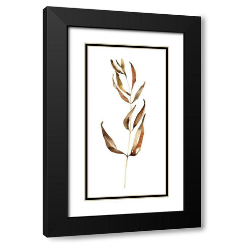 Autumn Stem II Black Modern Wood Framed Art Print with Double Matting by Goldberger, Jennifer