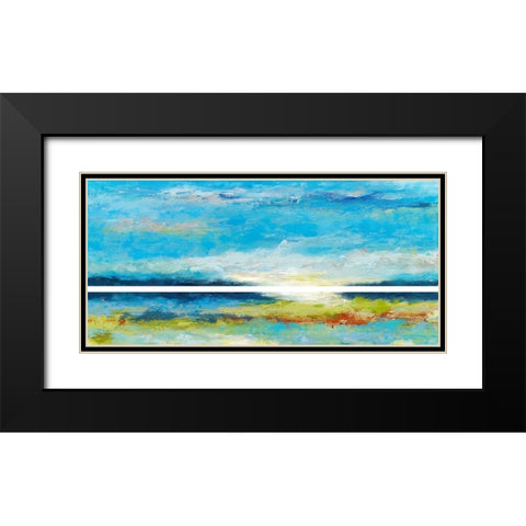 Tidings Black Modern Wood Framed Art Print with Double Matting by Bothne, Janet