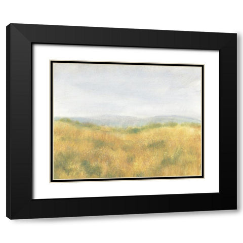 Wheat Fields I Black Modern Wood Framed Art Print with Double Matting by OToole, Tim