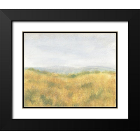 Wheat Fields I Black Modern Wood Framed Art Print with Double Matting by OToole, Tim