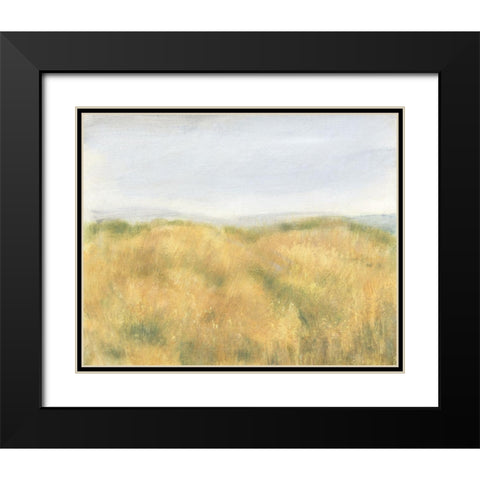 Wheat Fields II Black Modern Wood Framed Art Print with Double Matting by OToole, Tim