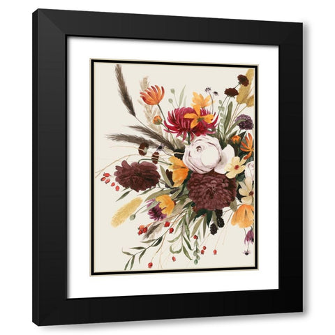 Equinox Bouquet I Black Modern Wood Framed Art Print with Double Matting by Popp, Grace