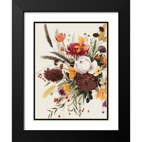 Equinox Bouquet I Black Modern Wood Framed Art Print with Double Matting by Popp, Grace