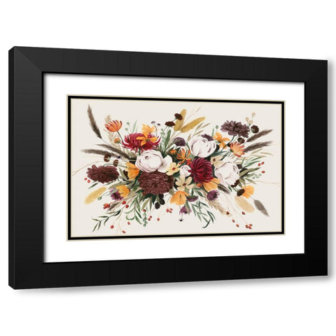 Equinox Bouquet III Black Modern Wood Framed Art Print with Double Matting by Popp, Grace