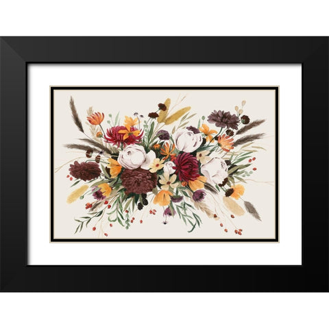 Equinox Bouquet III Black Modern Wood Framed Art Print with Double Matting by Popp, Grace