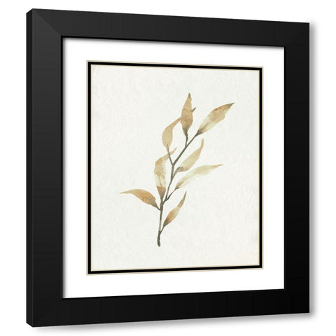 Soft Autumn Branch I Black Modern Wood Framed Art Print with Double Matting by Caroline, Emma