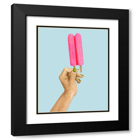 Popsicle Summer I Black Modern Wood Framed Art Print with Double Matting by Popp, Grace