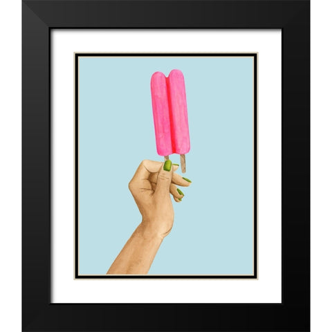 Popsicle Summer I Black Modern Wood Framed Art Print with Double Matting by Popp, Grace