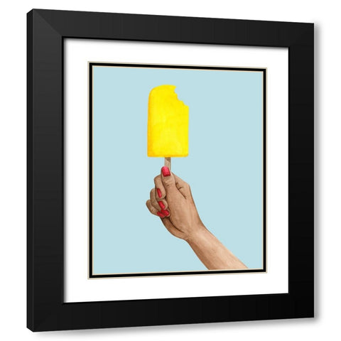 Popsicle Summer III Black Modern Wood Framed Art Print with Double Matting by Popp, Grace