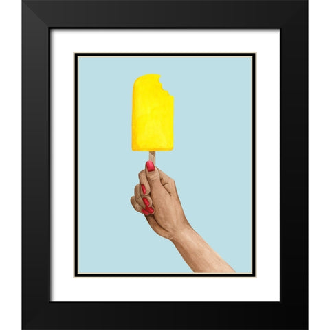 Popsicle Summer III Black Modern Wood Framed Art Print with Double Matting by Popp, Grace