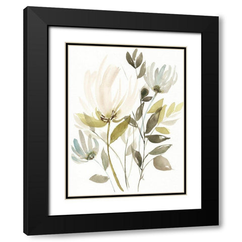 Winter Arrangement I Black Modern Wood Framed Art Print with Double Matting by Goldberger, Jennifer