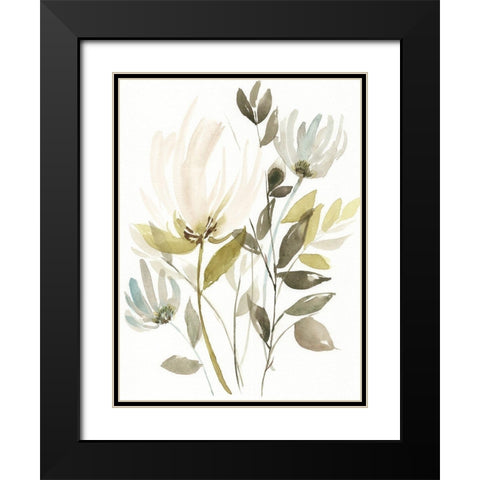 Winter Arrangement I Black Modern Wood Framed Art Print with Double Matting by Goldberger, Jennifer