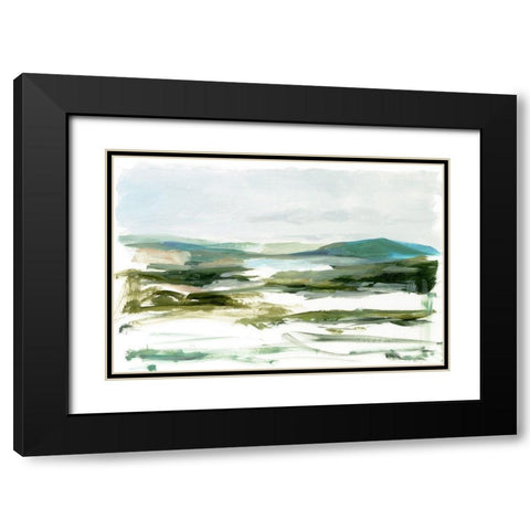 Marsh Sketch I Black Modern Wood Framed Art Print with Double Matting by Harper, Ethan