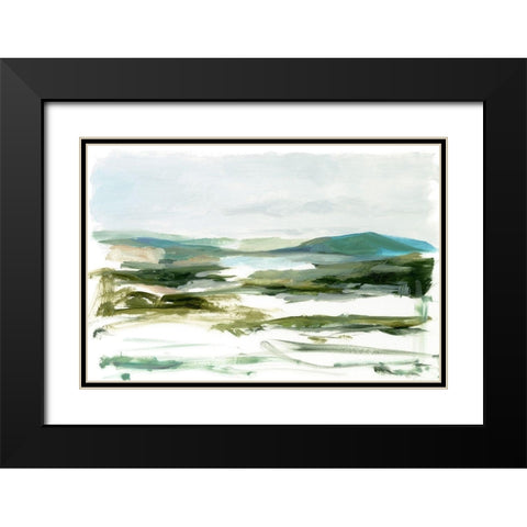 Marsh Sketch I Black Modern Wood Framed Art Print with Double Matting by Harper, Ethan