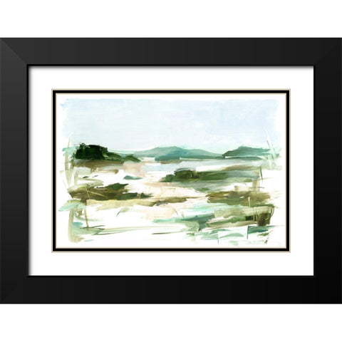 Marsh Sketch II Black Modern Wood Framed Art Print with Double Matting by Harper, Ethan