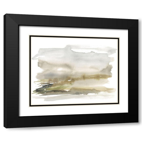 Golden Moor II Black Modern Wood Framed Art Print with Double Matting by Goldberger, Jennifer