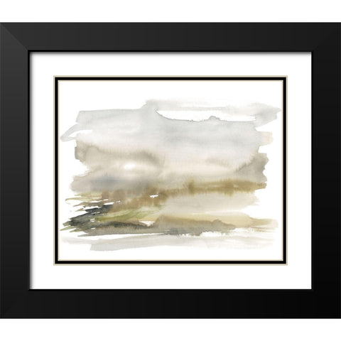 Golden Moor II Black Modern Wood Framed Art Print with Double Matting by Goldberger, Jennifer