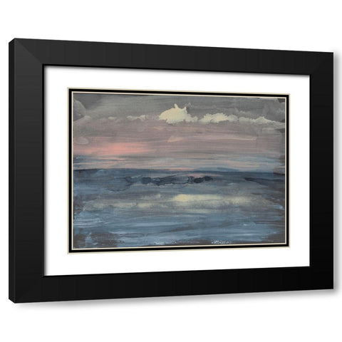 Breaking Sea II Black Modern Wood Framed Art Print with Double Matting by Goldberger, Jennifer