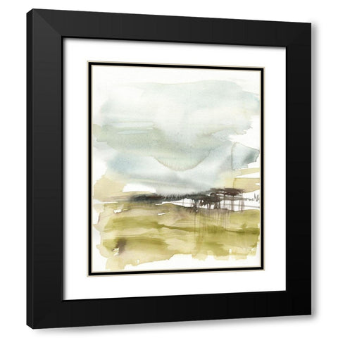 Moody Moor I Black Modern Wood Framed Art Print with Double Matting by Goldberger, Jennifer