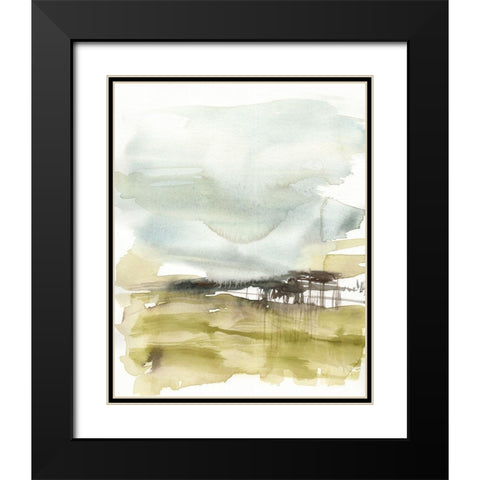 Moody Moor I Black Modern Wood Framed Art Print with Double Matting by Goldberger, Jennifer