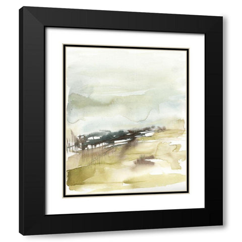 Moody Moor II Black Modern Wood Framed Art Print with Double Matting by Goldberger, Jennifer