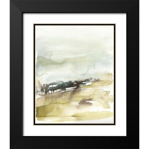 Moody Moor II Black Modern Wood Framed Art Print with Double Matting by Goldberger, Jennifer