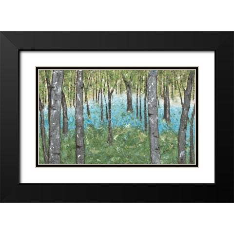 Deep Silence IV Black Modern Wood Framed Art Print with Double Matting by Reynolds, Jade