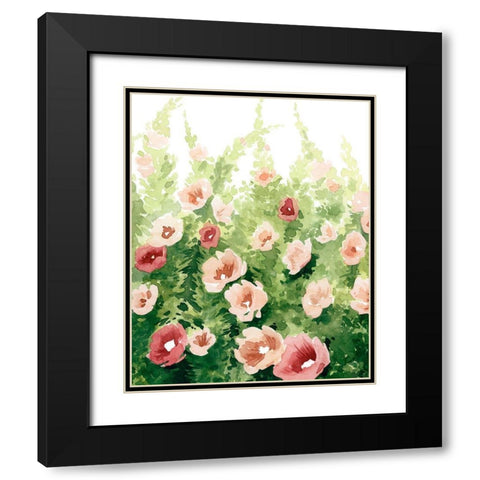 Sunlit Flora I Black Modern Wood Framed Art Print with Double Matting by Popp, Grace