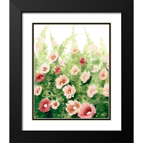 Sunlit Flora I Black Modern Wood Framed Art Print with Double Matting by Popp, Grace