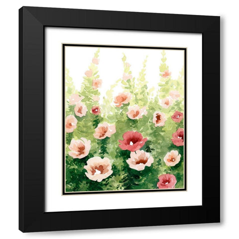 Sunlit Flora II Black Modern Wood Framed Art Print with Double Matting by Popp, Grace