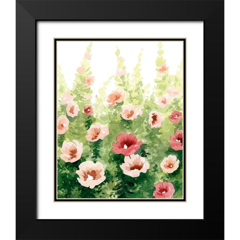 Sunlit Flora II Black Modern Wood Framed Art Print with Double Matting by Popp, Grace