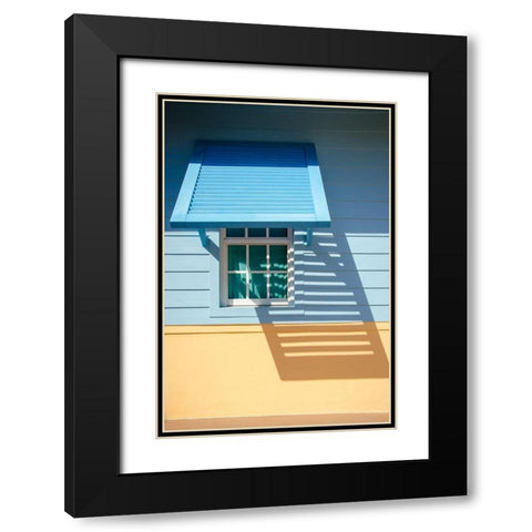Beachtown Blues I Black Modern Wood Framed Art Print with Double Matting by DeNardo, Laura