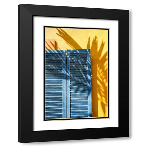 Beachtown Blues II Black Modern Wood Framed Art Print with Double Matting by DeNardo, Laura