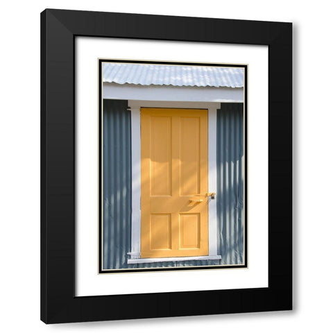 Beachtown Blues IV Black Modern Wood Framed Art Print with Double Matting by DeNardo, Laura