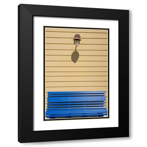 Beachtown Blues V Black Modern Wood Framed Art Print with Double Matting by DeNardo, Laura