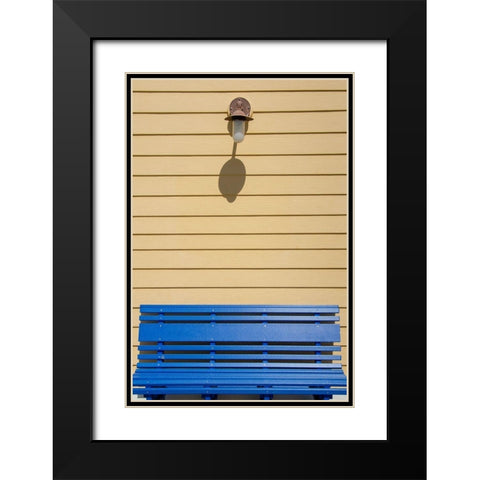Beachtown Blues V Black Modern Wood Framed Art Print with Double Matting by DeNardo, Laura