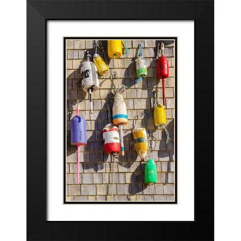 Coastal Trappings II Black Modern Wood Framed Art Print with Double Matting by DeNardo, Laura