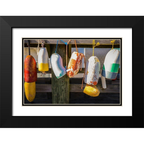 Coastal Trappings III Black Modern Wood Framed Art Print with Double Matting by DeNardo, Laura