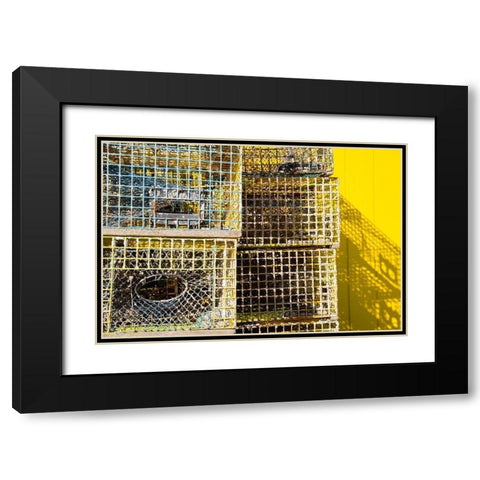 Coastal Trappings IV Black Modern Wood Framed Art Print with Double Matting by DeNardo, Laura