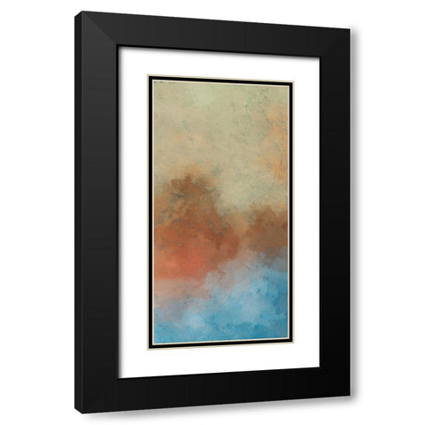 Cooling Warmth I Black Modern Wood Framed Art Print with Double Matting by Saunders, Alonzo
