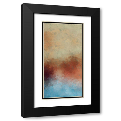 Cooling Warmth II Black Modern Wood Framed Art Print with Double Matting by Saunders, Alonzo