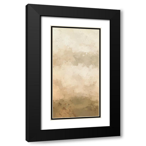 Freeform VI Black Modern Wood Framed Art Print with Double Matting by Saunders, Alonzo